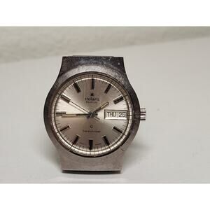 FINE VINTAGE STELLARIS ELECTRONIC TRANSISTORIZED MEN'S WATCH SPEIDEL BAND